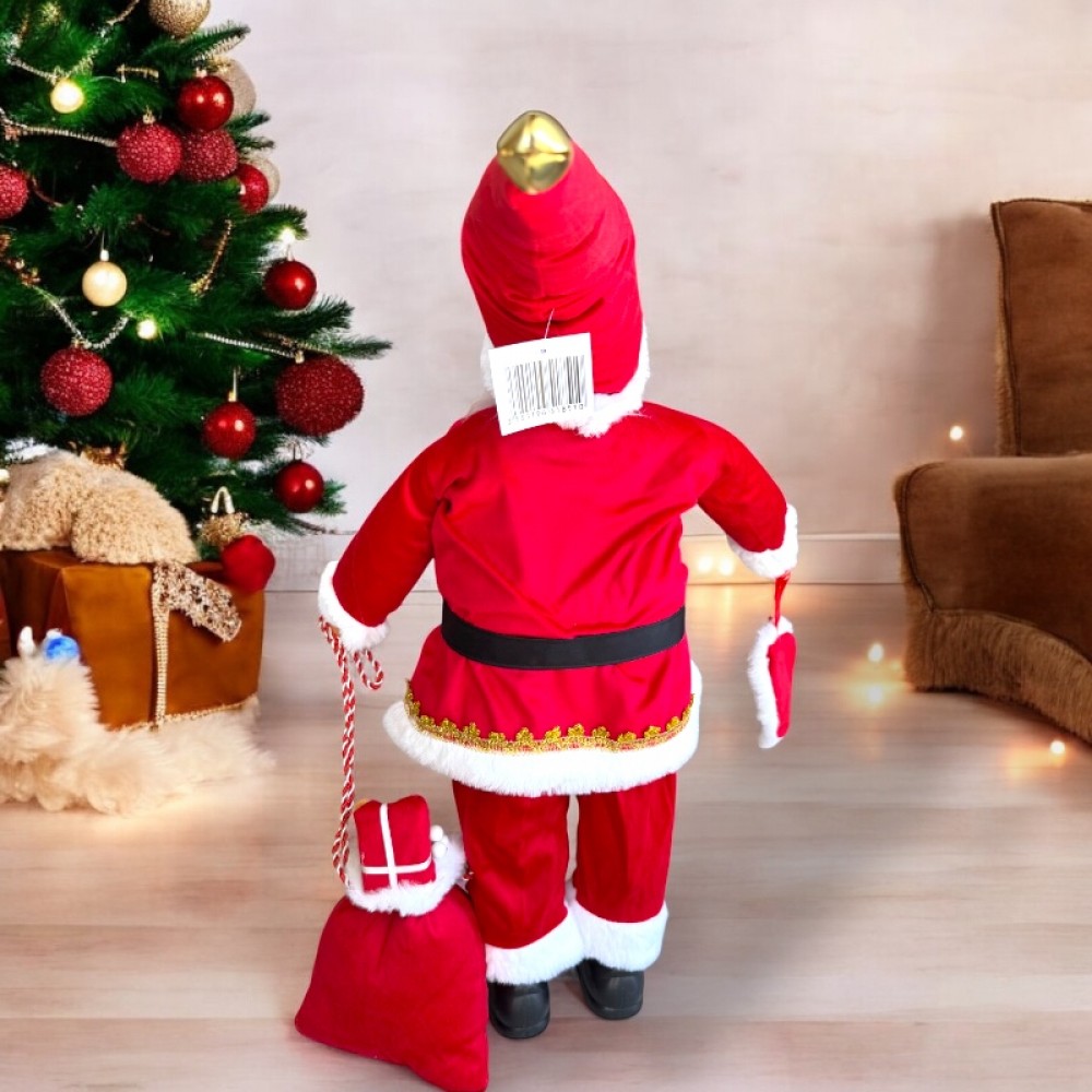 Διακοσμητικός Άγιος Βασίλης Με Κόκκινη Στολή 46 cm