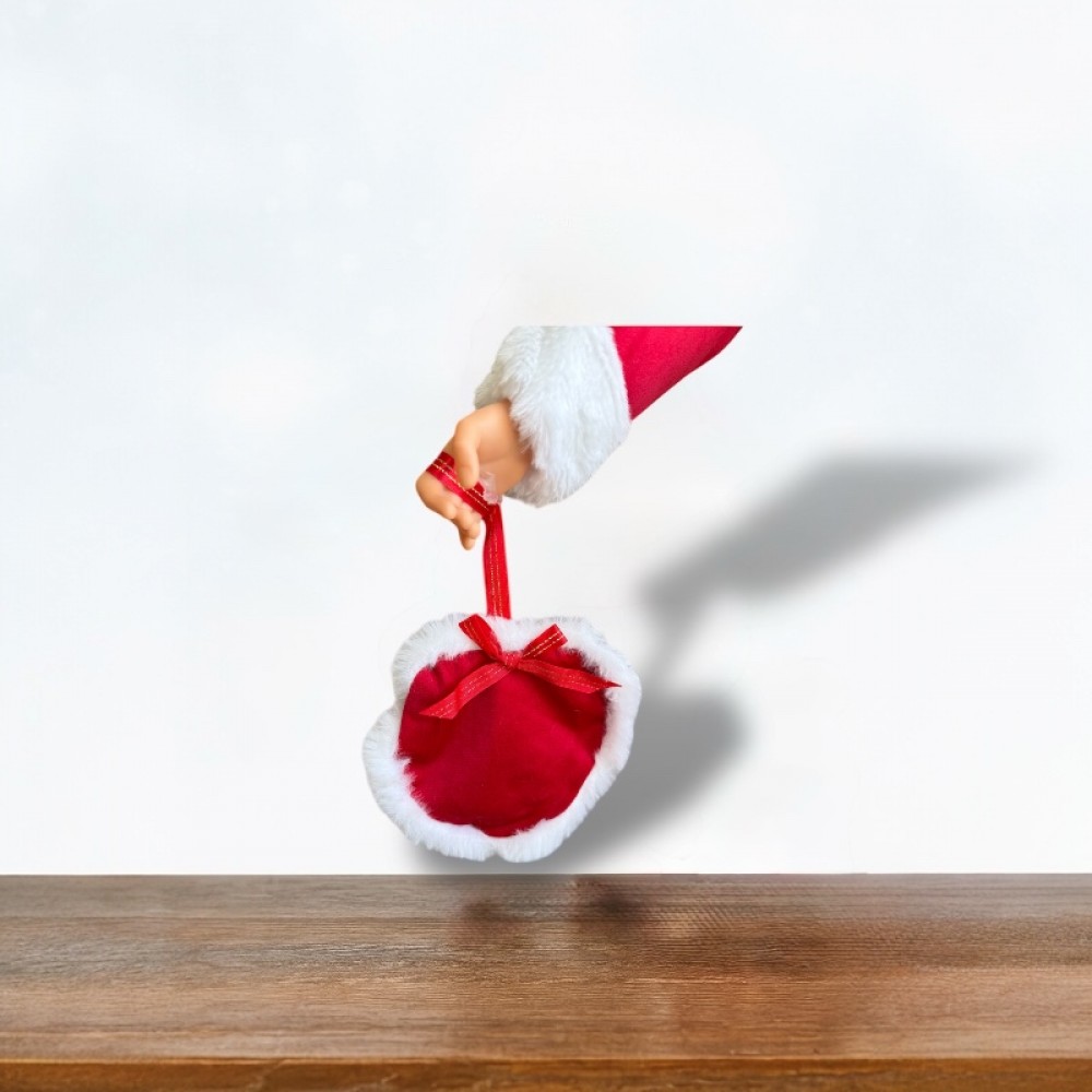 Διακοσμητικός Άγιος Βασίλης Με Κόκκινη Στολή 31 cm