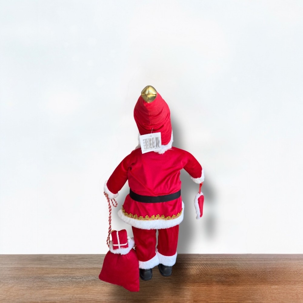 Διακοσμητικός Άγιος Βασίλης Με Κόκκινη Στολή 31 cm